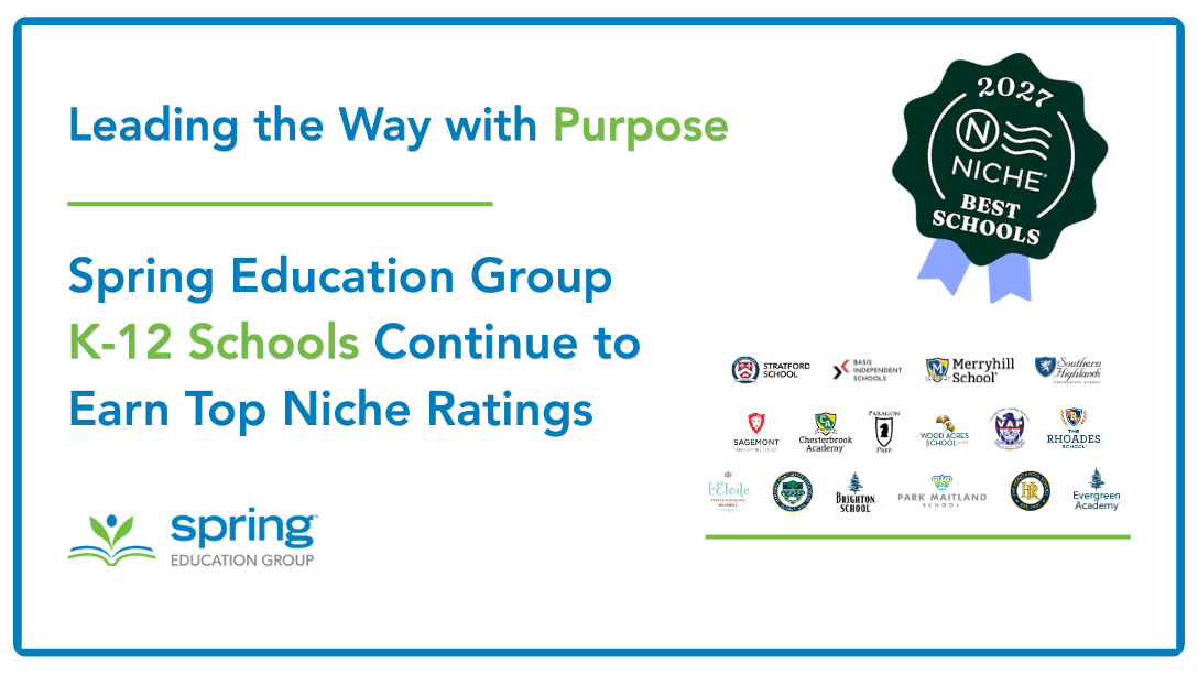Featured Image for Spring Education Group Schools Continue to Earn Top Niche Ratings